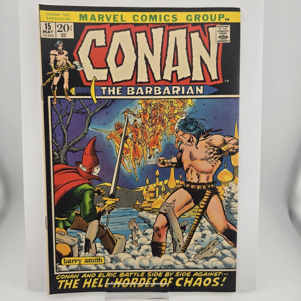 Conan the Barbarian 15 Marvel Comic Book Elric Barry Windsor-Smith Cover & Art!